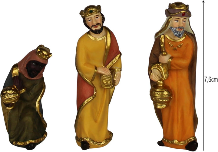 ZICOM Krippenfigurenset Haifa barock ca. 8cm 12-TLG. Polyresin, handbemalt