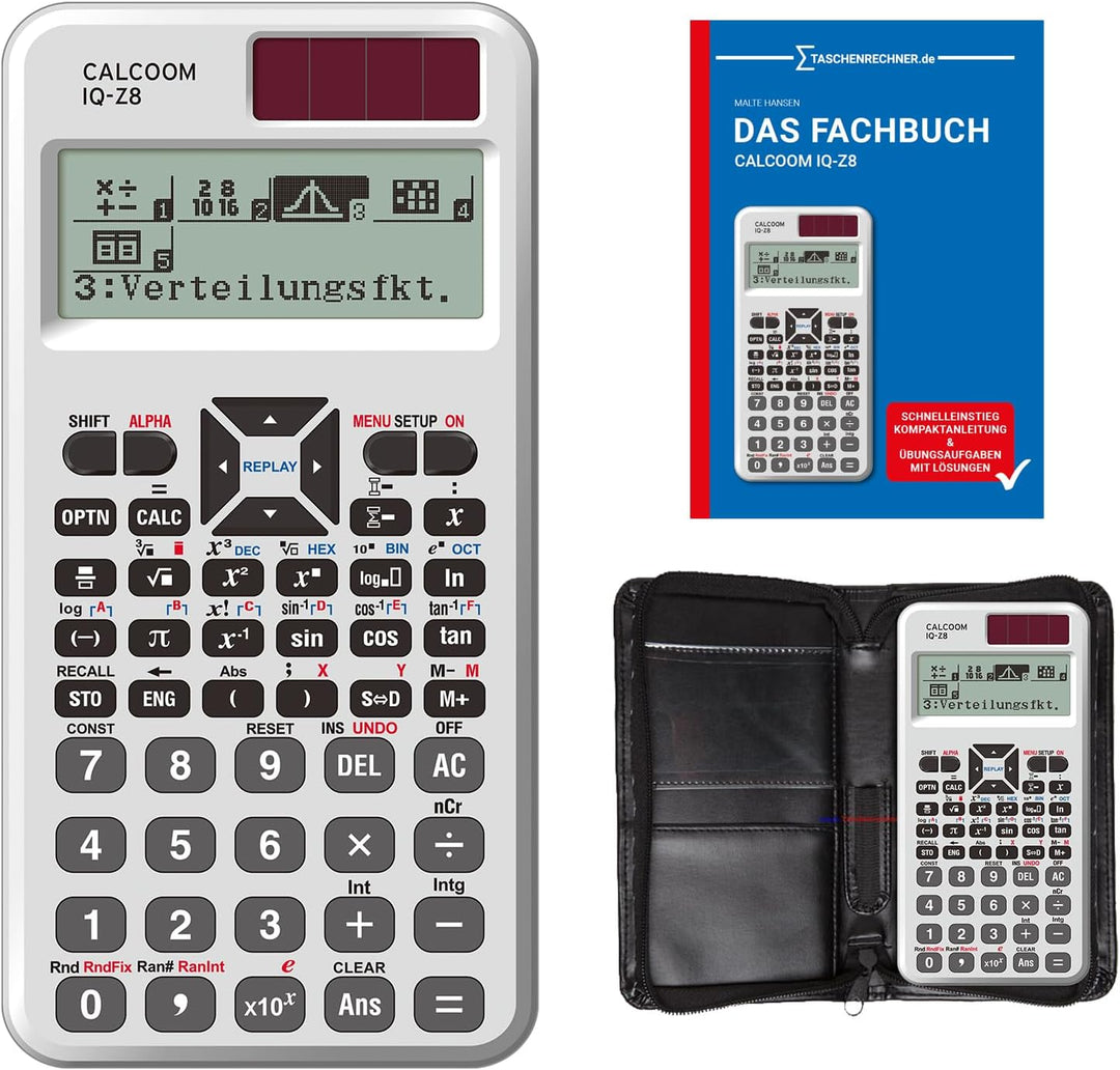 Calcoom IQ-Z8 + 5 Jahre Garantie + Schutztasche + Fachbuch