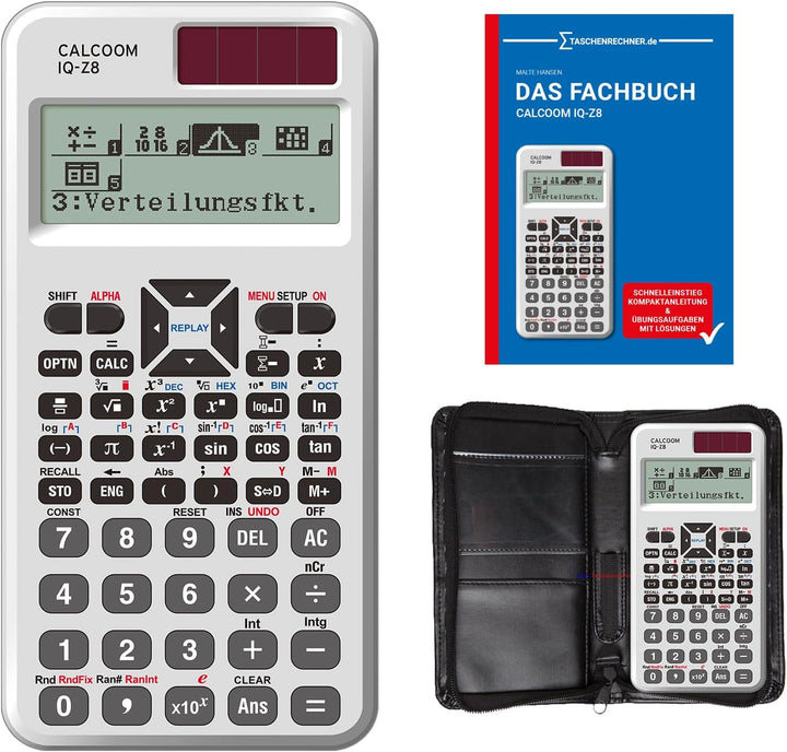 Calcoom IQ-Z8 + 5 Jahre Garantie + Schutztasche + Fachbuch