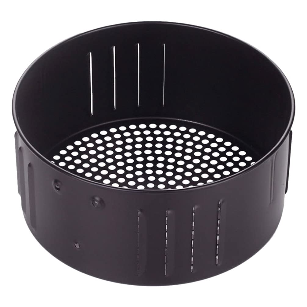 YARNOW Fritteusenkorb Luftfritteuse Korb 3. 5L Frittierkorb Heissluftfritteuse Ersatzkorb Zubehör Ni
