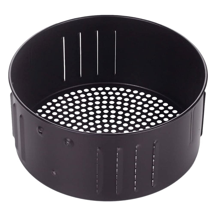 YARNOW Fritteusenkorb Luftfritteuse Korb 3. 5L Frittierkorb Heissluftfritteuse Ersatzkorb Zubehör Ni