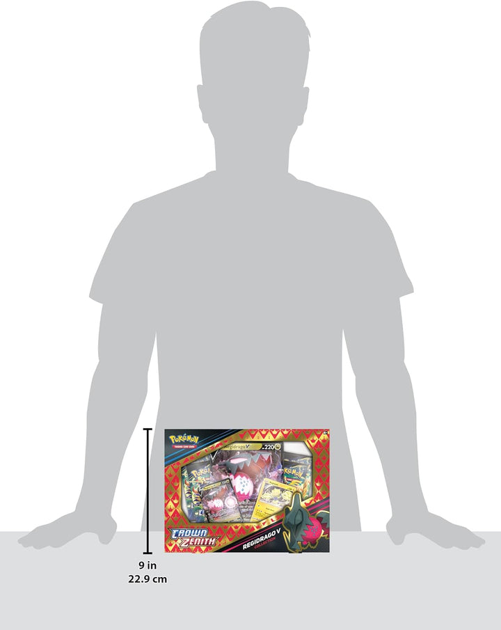 Pokémon Regidrago V Crown Zenith Kollektion Einzelbett, Einzelbett