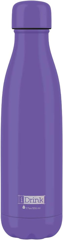 I-Drink - Thermoflasche aus Stahl 350/500/750/1000 ml (500 ml, Violett)