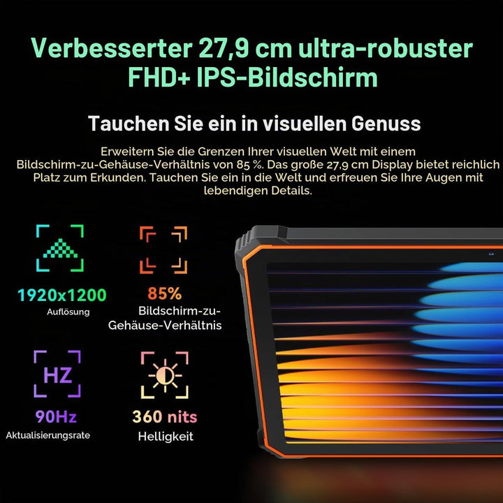 BLACKVIEW Active 10 PRO (Tablette Robuste 5G - 10.95&