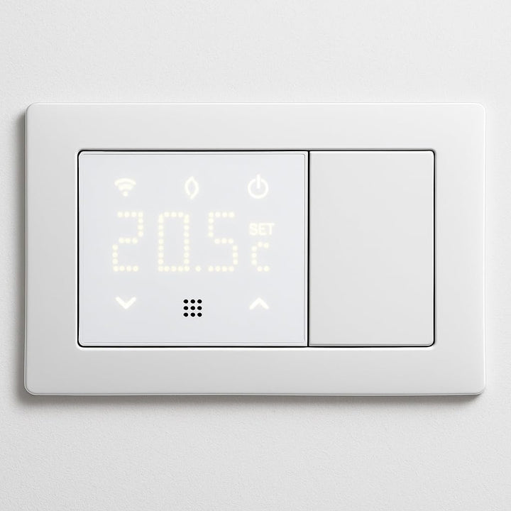 Unterputz-Thermostat programmierbares Modul 2P 240 V Touch-Display mit Hintergrundbeleuchtung Farbe