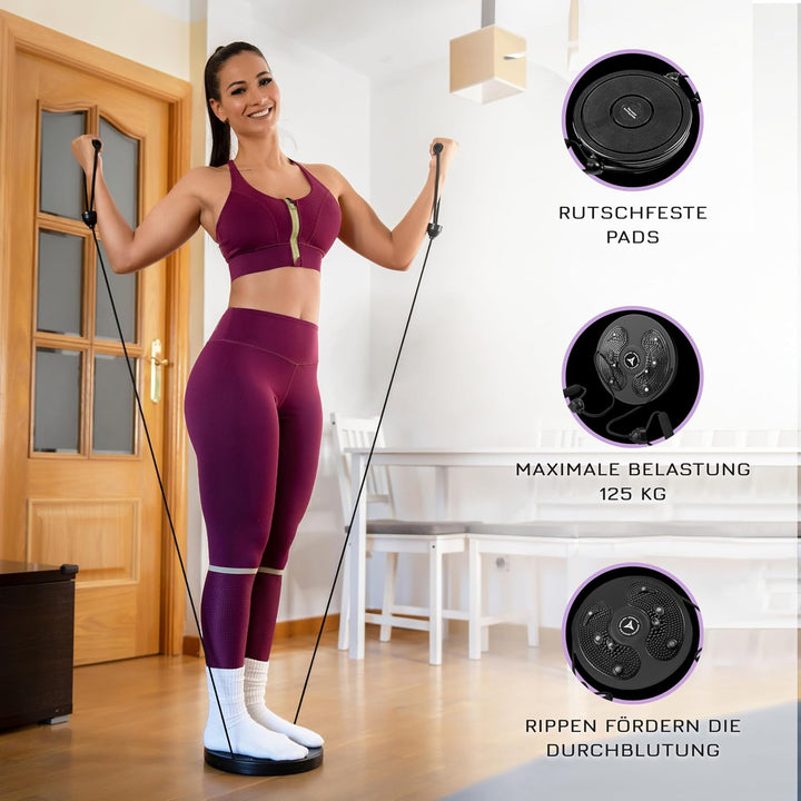 Breaking Limits Taillentwister - Twist Waist Disc Board - Drehscheibe, Balanceboard für Bauch, Beine