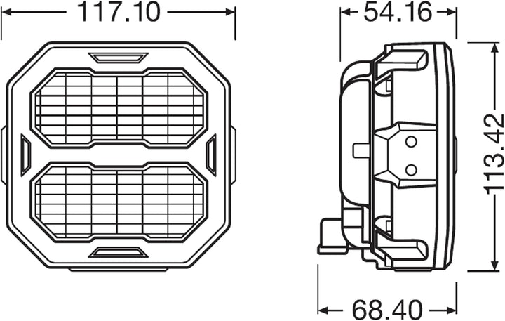 OSRAM LEDriving® Cube PX1500 Flood, LEDPWL115-FL, OFF ROAD, LED Arbeitsscheinwerfer, 1500 Lumen, Fal