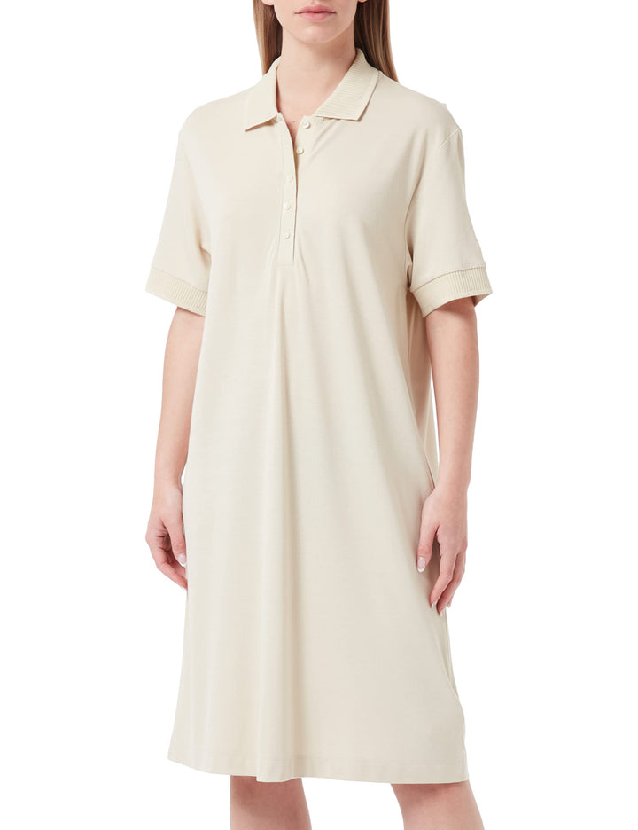 GANT Damen Kleid M Desert Beige, M Desert Beige