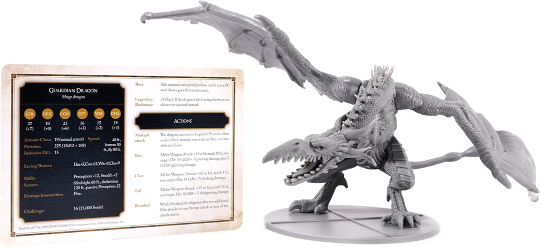 Steamforged Games SFDS-RPG006 Dark Souls Wächterdrache RPG Mini-Guardian Dragon, Einheitsgrösse, Wäc