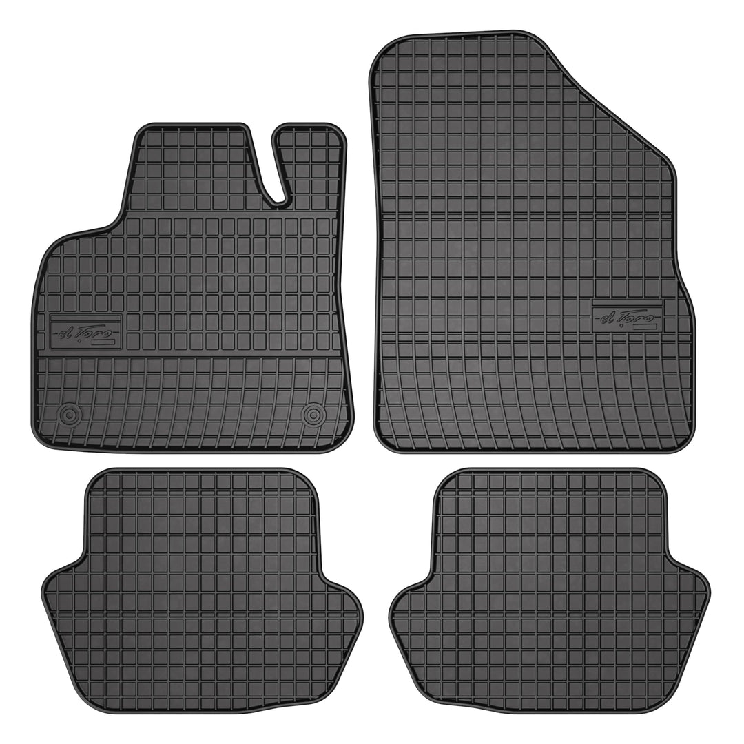 FROGUM EL Toro Gummimatten Ganzjähriges-Set von Autofussmatte Auto Fussmatten für Citroën DS5 2011-2