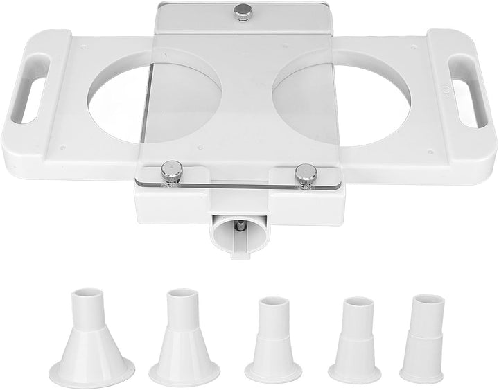 Burgerpresse, ABS-Hamburgerpresse, Patty-Maker mit Antihaftbeschichtung, 2 Löcher für Wurstfüller, F