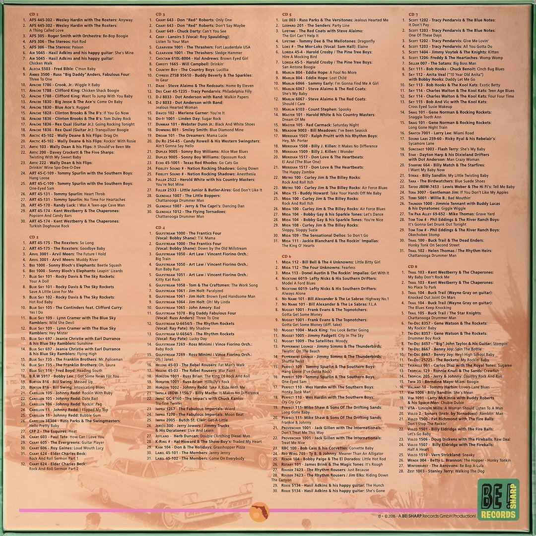 Florida Box, Audio-CD