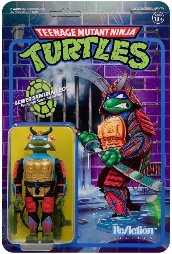 Super 7 Samurai Leonardo - Teenage Mutant Ninja Turtles W3 Modern, Modern