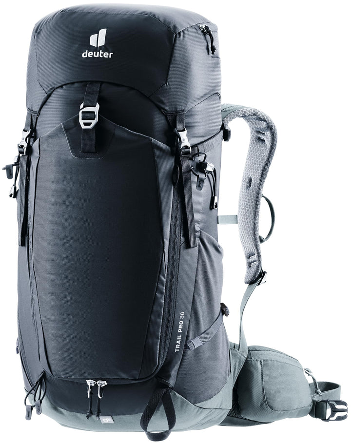 deuter Herren Trail Pro 36 Klettersteig Wanderrucksack (1er Pack) 36 L Black-shale, 36 L Black-shale