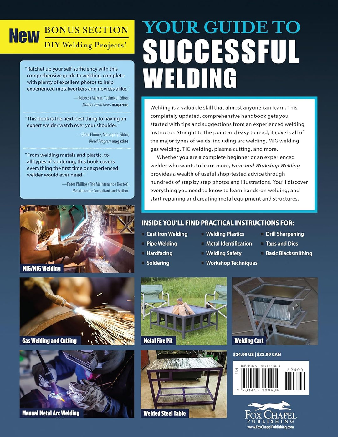 Farm and Workshop Welding, Third Revised Edition: Everything You Need to Know to Weld, Cut, and Shap