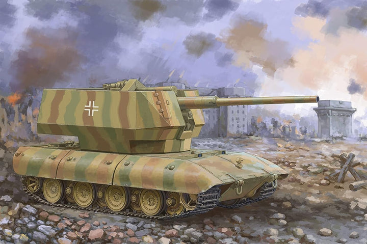Trumpeter 09585 - 1:35 E-100 Flakpanzer w/12.8cm Flak 40 - Neu
