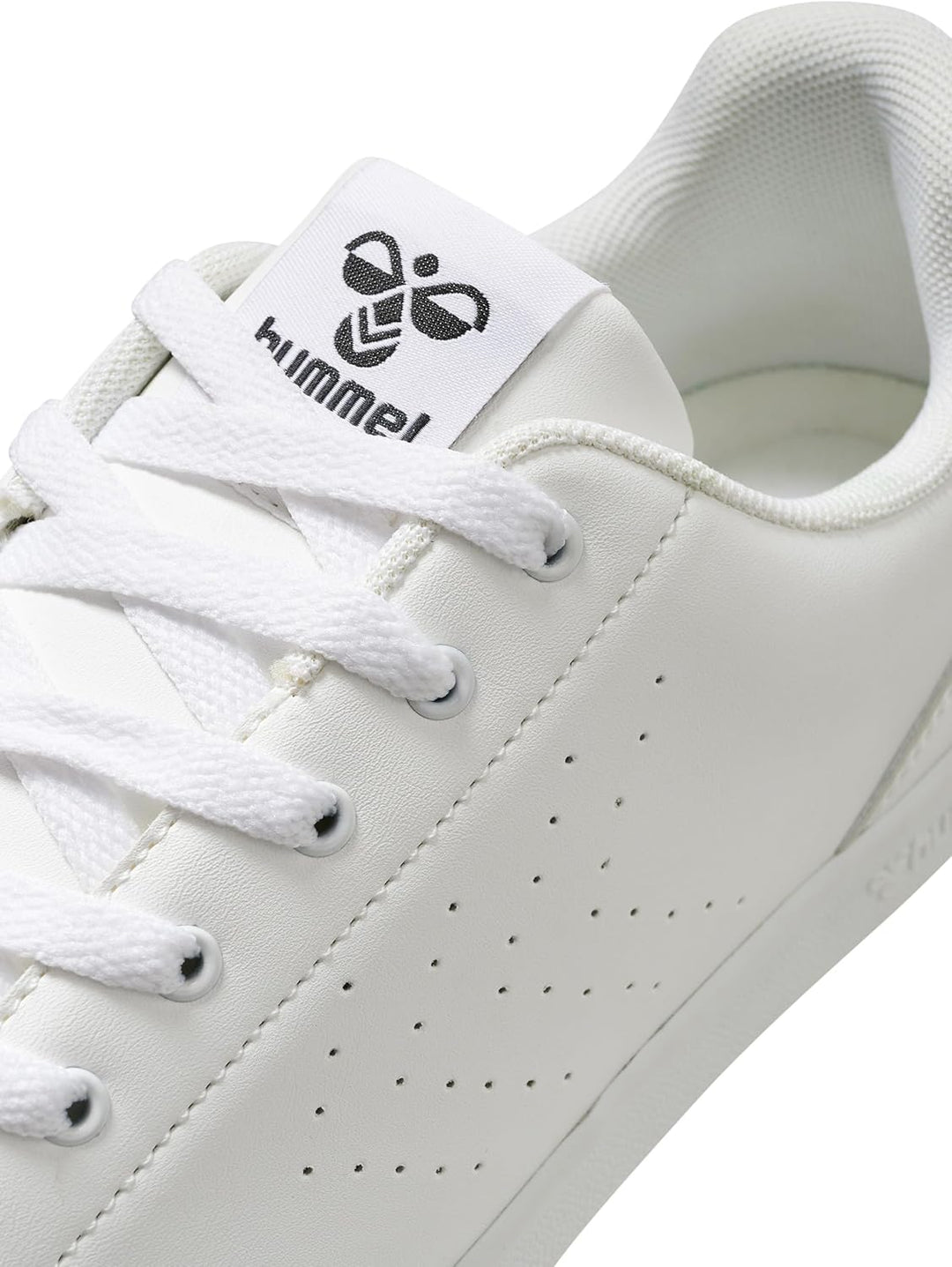 hummel Herren Busan Court Sneaker Turnschuhe 38 EU White Black, 38 EU White Black