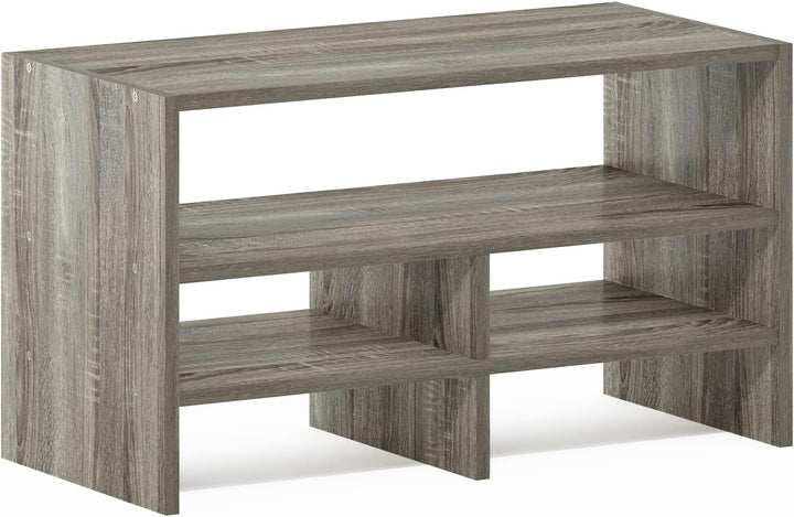 Furinno Hermite Schreibtisch-Organizer-Regal, Bücherregal, französische Eiche Französische Eiche 19.