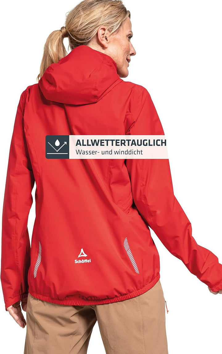 Schöffel Damen 2.5L Jacket Bohusleden L, atmungsaktive, leichte Regenjacke, wasserdichte Fahrradjack