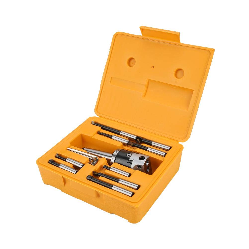 Fräsmaschine Zubehör Set, 14-tlg. F1-12, 50 mm Bohrkopf Set mit 12 mm Bohrstange, Bohrkopf, Deichsel