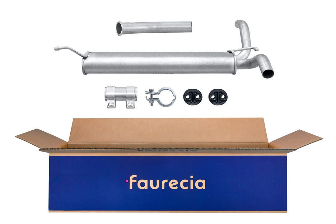 HELLA 8LD 366 027-761 Endschalldämpfer - Easy2Fit® Kit - hinten - zweiteilig - Set mit Anbauteilen