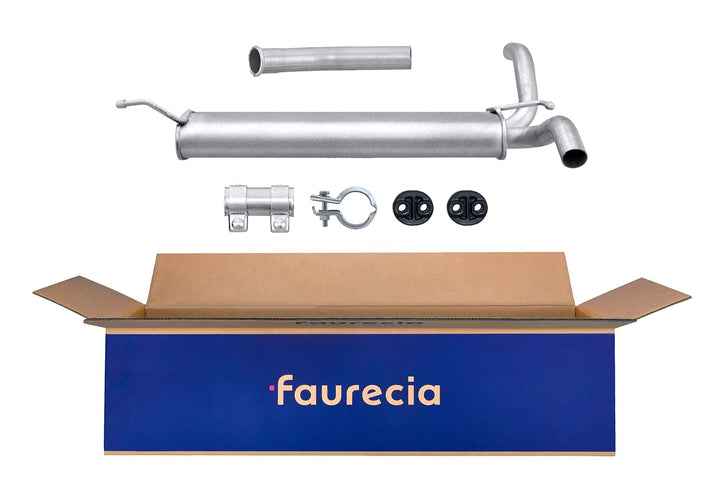 HELLA 8LD 366 027-761 Endschalldämpfer - Easy2Fit® Kit - hinten - zweiteilig - Set mit Anbauteilen