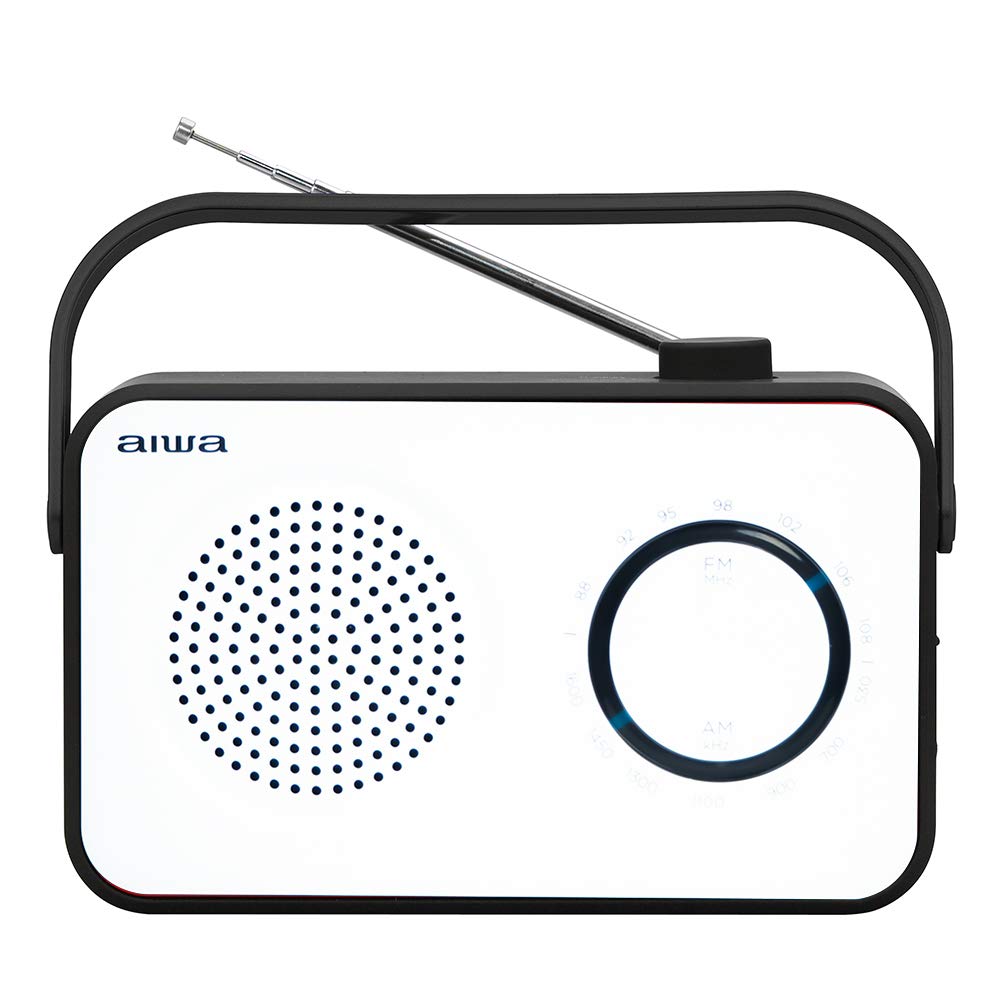 Aiwa R-190BW Kofferradio FM, MW Weiss