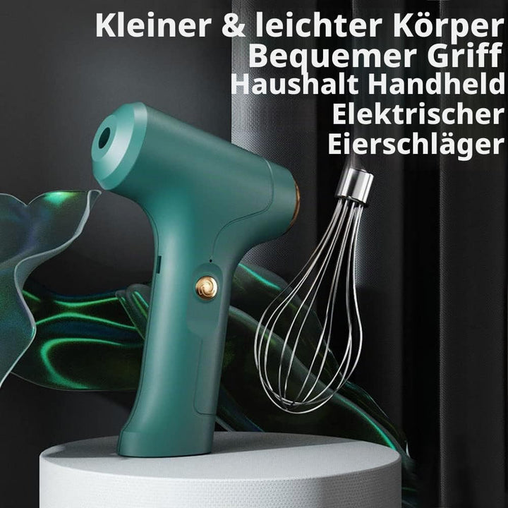 Elektrischer Schneebesen, Tragbarer Handmixer USB Wiederaufladbare Handheld -Eierschläger für Schlag