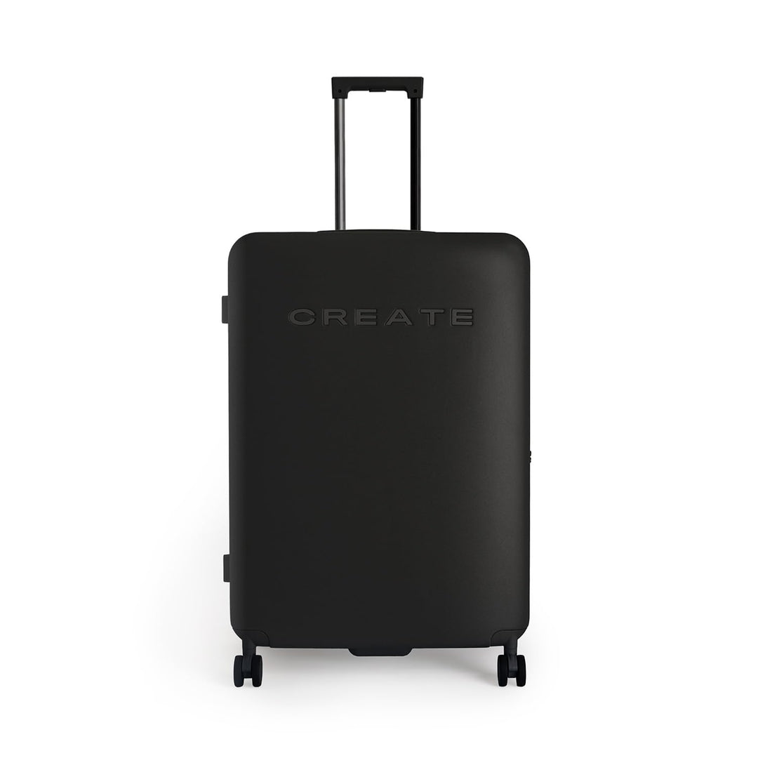 CREATE / Luggage Studio/Polycarbonat-Koffer Schwarz / 53x31x76cm / TSA-Vorhängeschloss, 4 multidirek