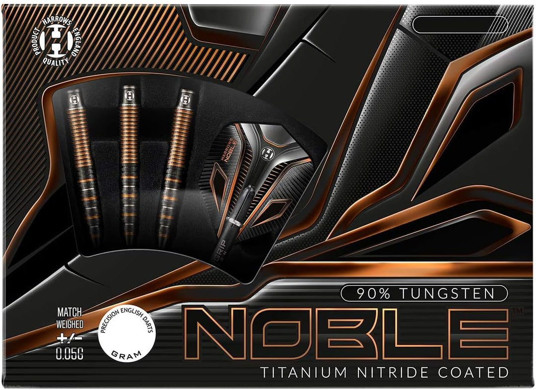 Harrows Soft Darts Noble 90% Tungsten Softtip Dart Softdart Hochwertiger Tungsten Dart mit Schäften