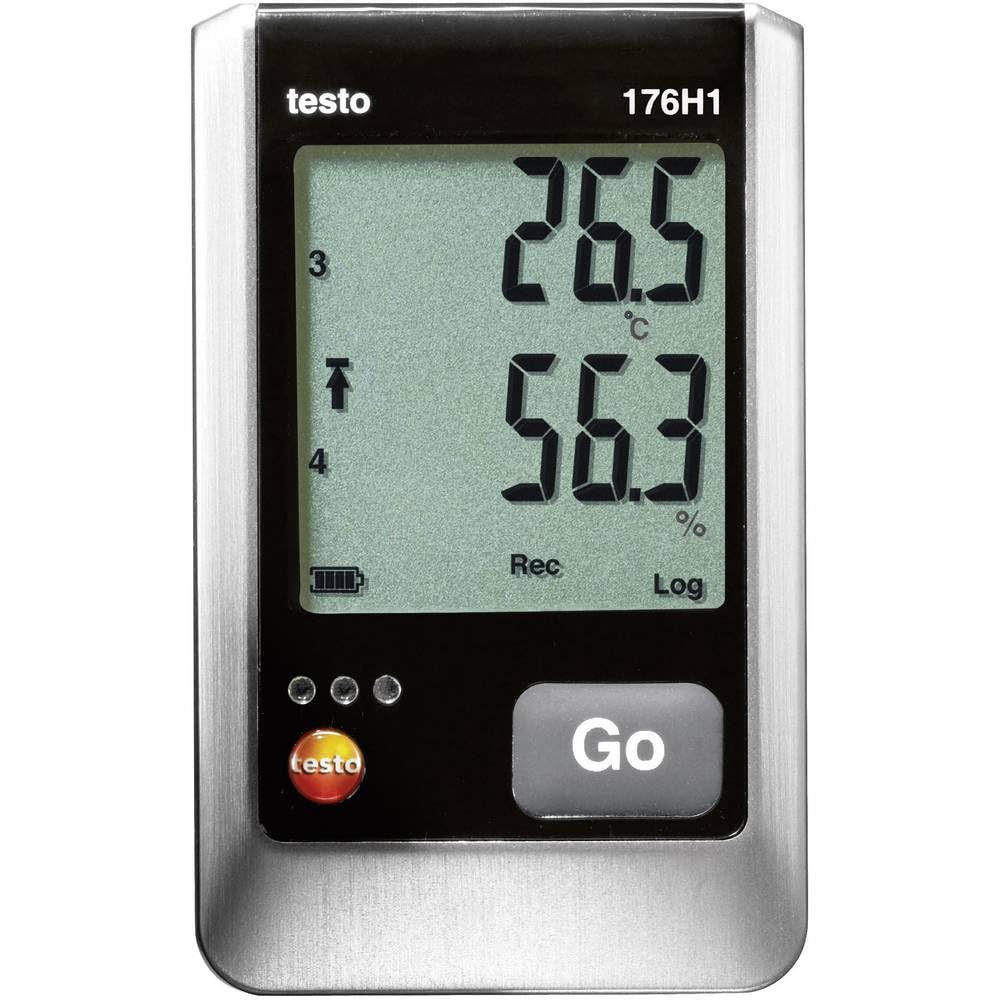 Testo SE & Co.KGaA Testo 176 Datenlogger Druck, Temperatur und Feuchte H1, 0572 1765