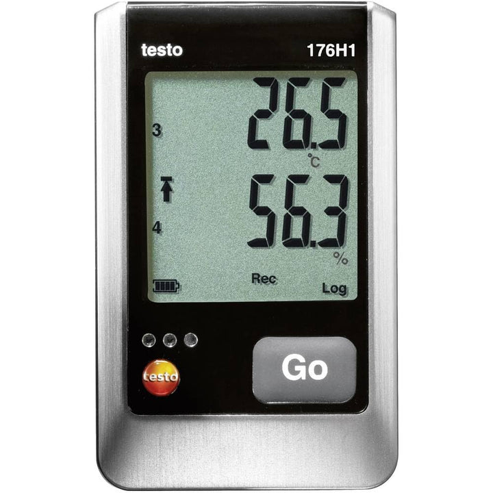 Testo SE & Co.KGaA Testo 176 Datenlogger Druck, Temperatur und Feuchte H1, 0572 1765