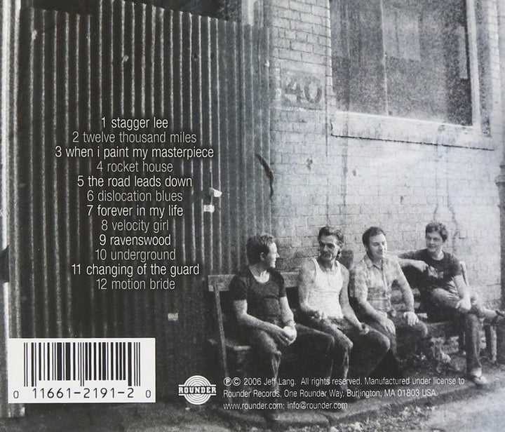 Dislocation Blues, Audio-CD