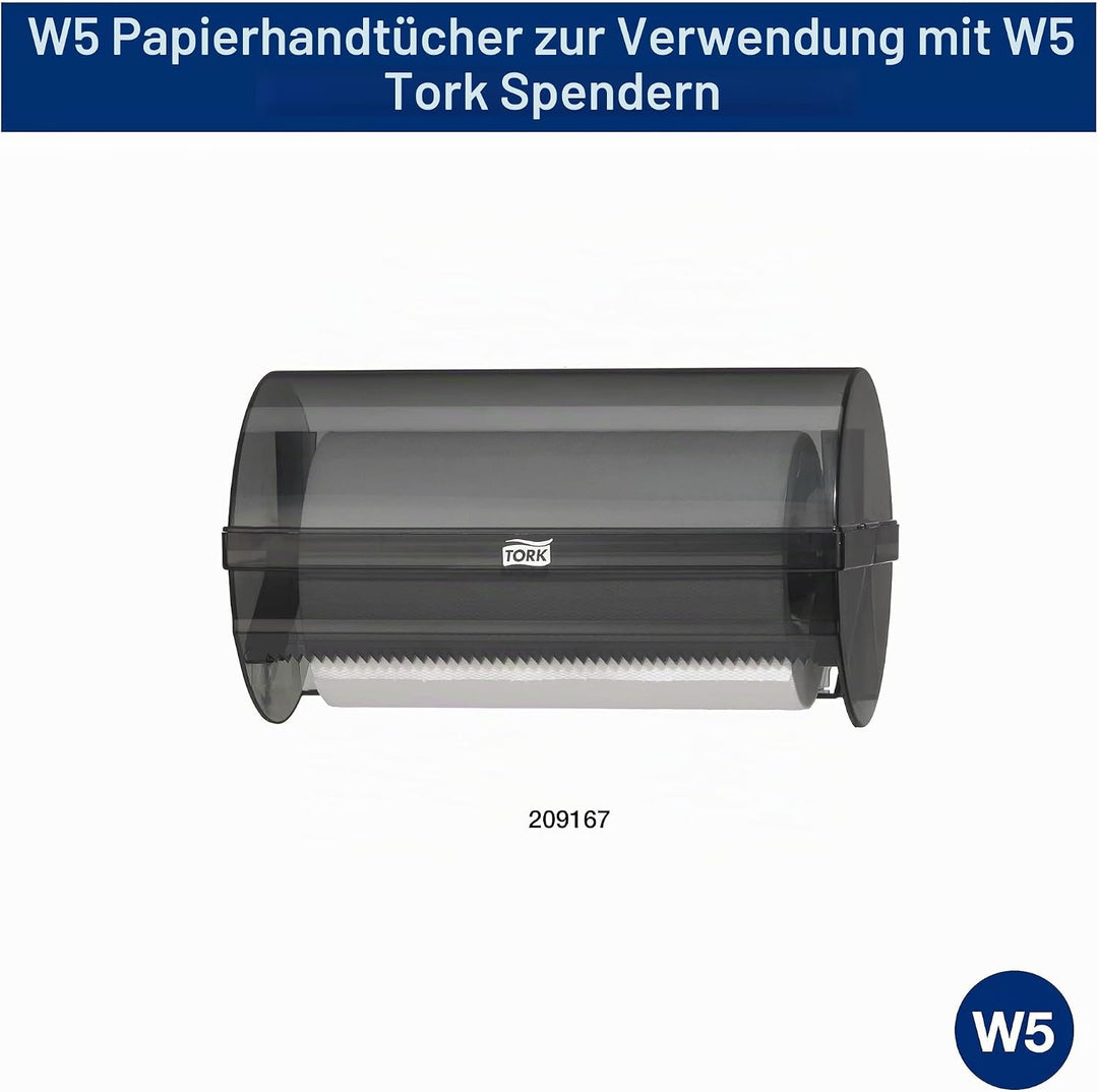 Tork 129255 Starke Mehrzweck Papierwischtücher für das W5 Kleinrollen Spendersystem / 2-lagiges stab