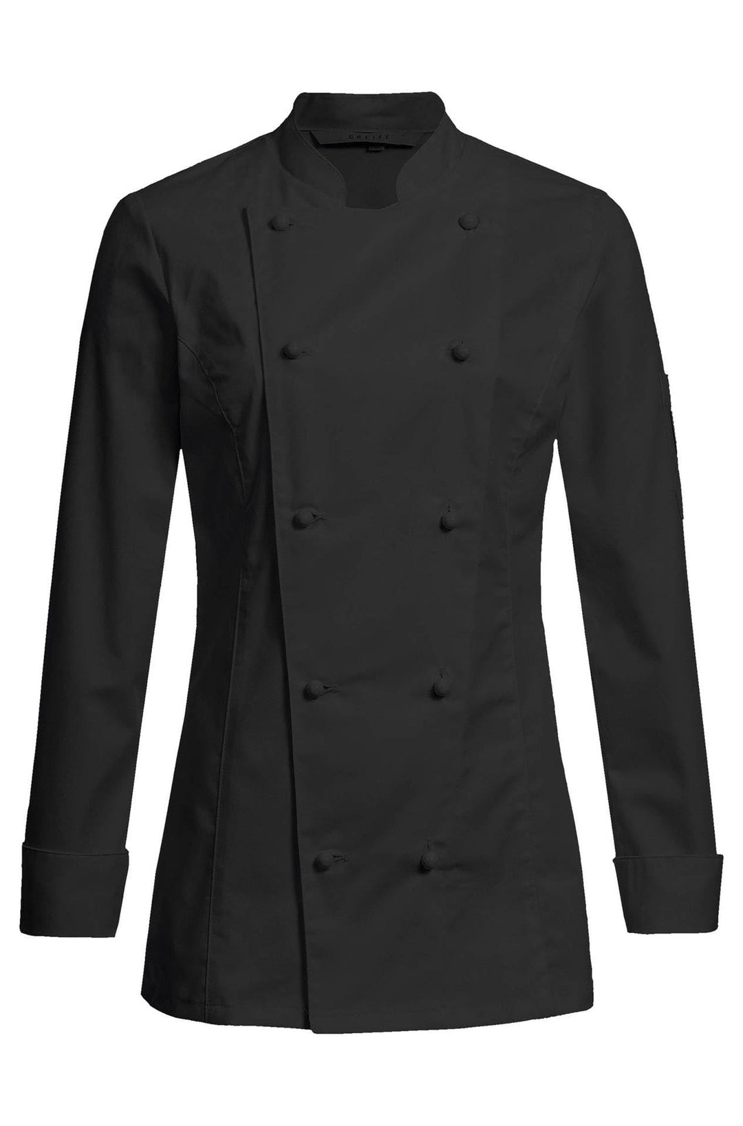 Greiff Grösse M gastro moda Damen Cuisine Premium Kochjacke Regular Fit Schwarz Modell 5407