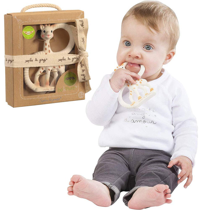 VULLI Sophie la Girafe aus Naturkautschuk Vulli Die Giraffe / Geschenkset