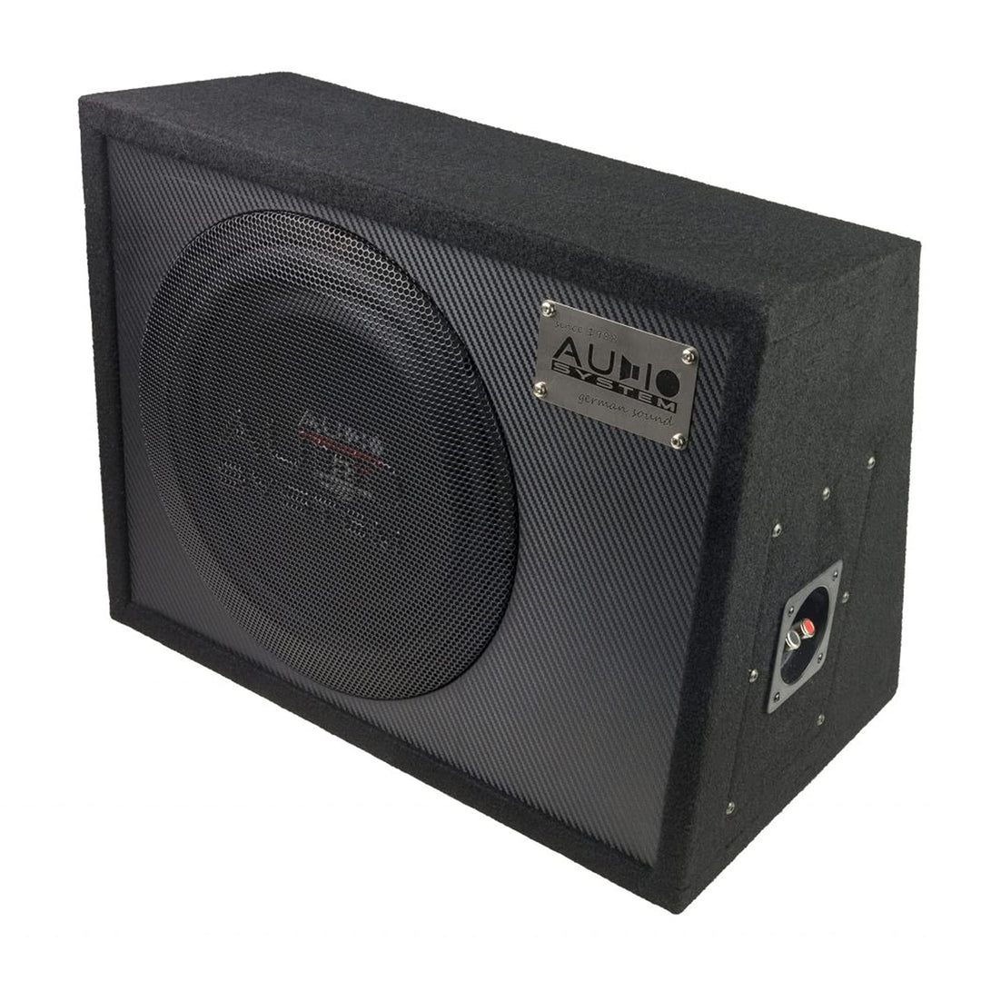 Audio System R 10 Flat G Active EVO 25cm aktiver Subwoofer geschlossenes Gehäuse
