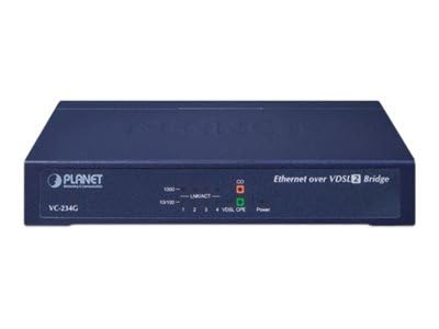 PLANET 4-Port 10/100/1000T Ethernet to VDSL2 Bridge