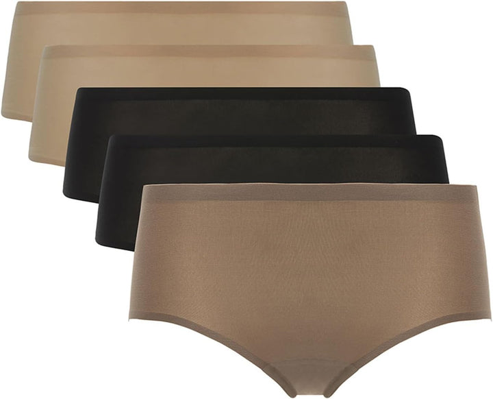 Chantelle SOFTSTRETCH, Shorty (Pack X5), Unnsichtbare Unterwäsche für Dame, Einheitsgrösse von 36 bi