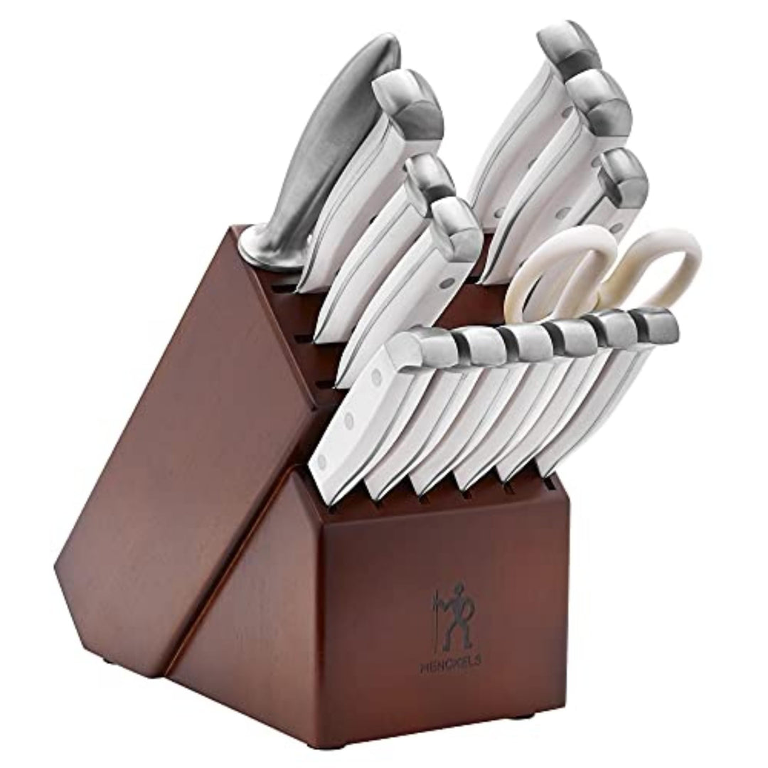 HENCKELS Statement Messerblock, 15-teilig, Weiss 15-pc Weiss, 15-pc Weiss