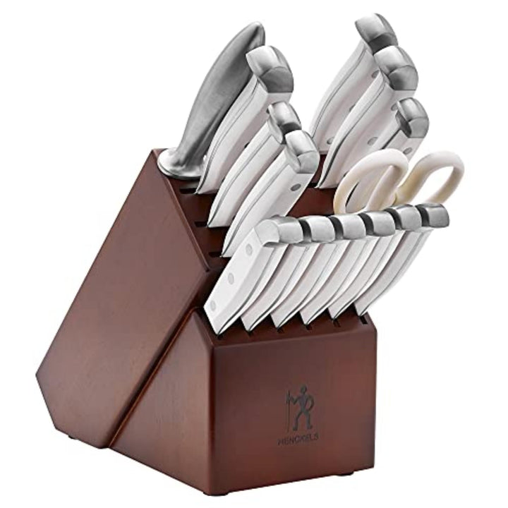 HENCKELS Statement Messerblock, 15-teilig, Weiss 15-pc Weiss, 15-pc Weiss