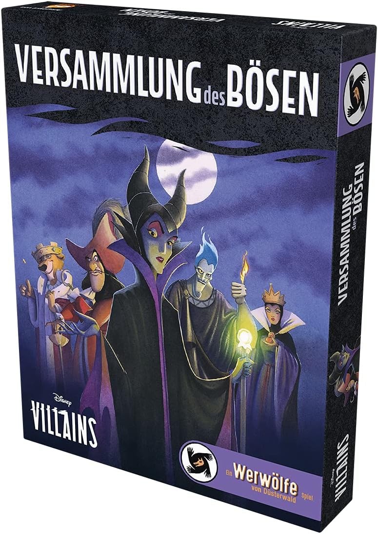 Asmodee | Zygomatic | Disney Villains – Versammlung des Bösen | Partyspiel | Kartenspiel | 6-12 Spie