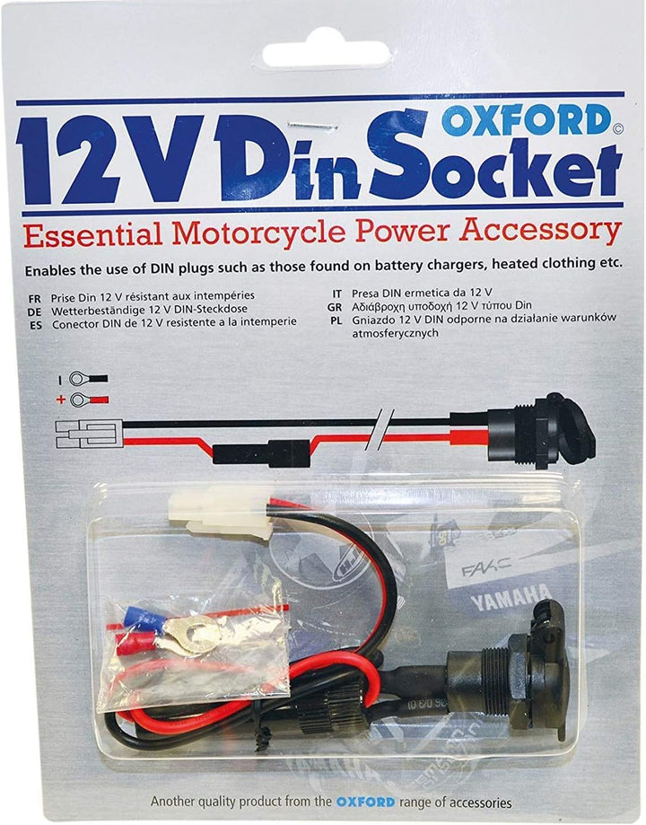 Oxford EL100 Motorrad-DIN-Steckdose, 12 V classic 3M G13 Hotrod Red One Size, classic 3M G13 Hotrod