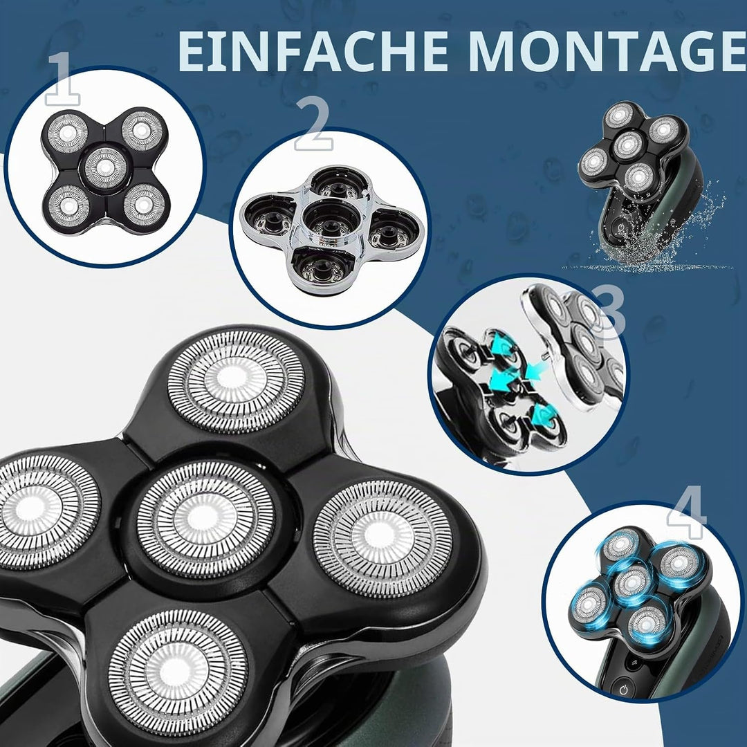 Klingen für Elektrorasierer, kompatibel mit Remin*ton XR1600, RX7, BOSS XR7120, Ersatz für Serie XR7