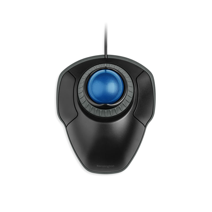 Kensington Orbit TrackBall, Kabelgebundene ergonomische TrackBall-Maus mit Scroll-Ring, 40 mm Kugel,