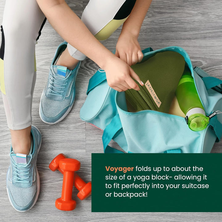 Jade Yoga Voyager Yogamatte, 1,6 mm olivgrün, olivgrün