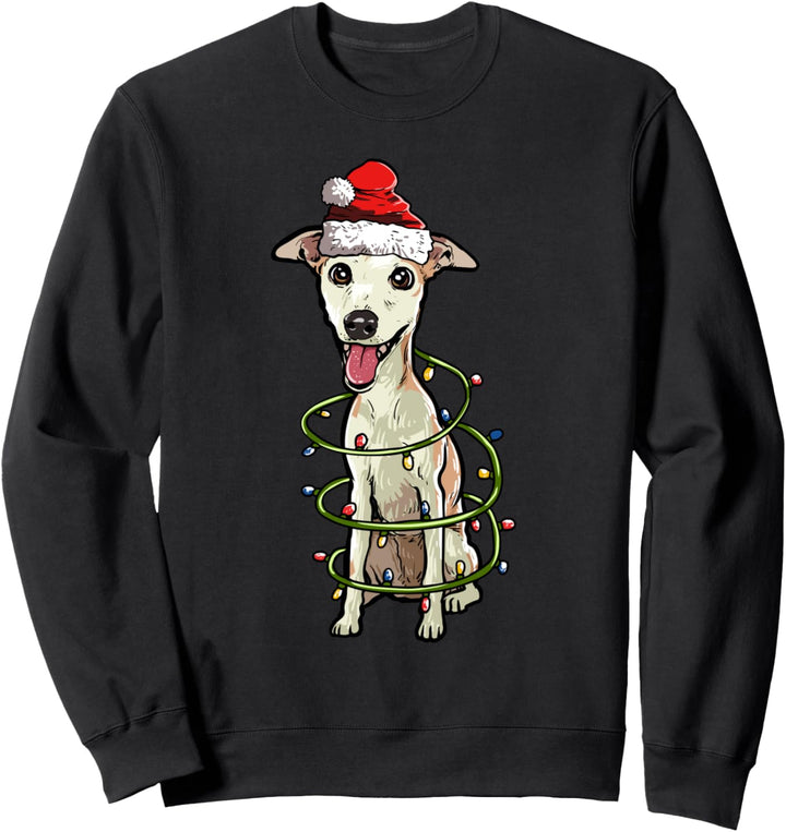 Whippet Weihnachten Geschenk X-Mas Hunde Kostüm Sweatshirt
