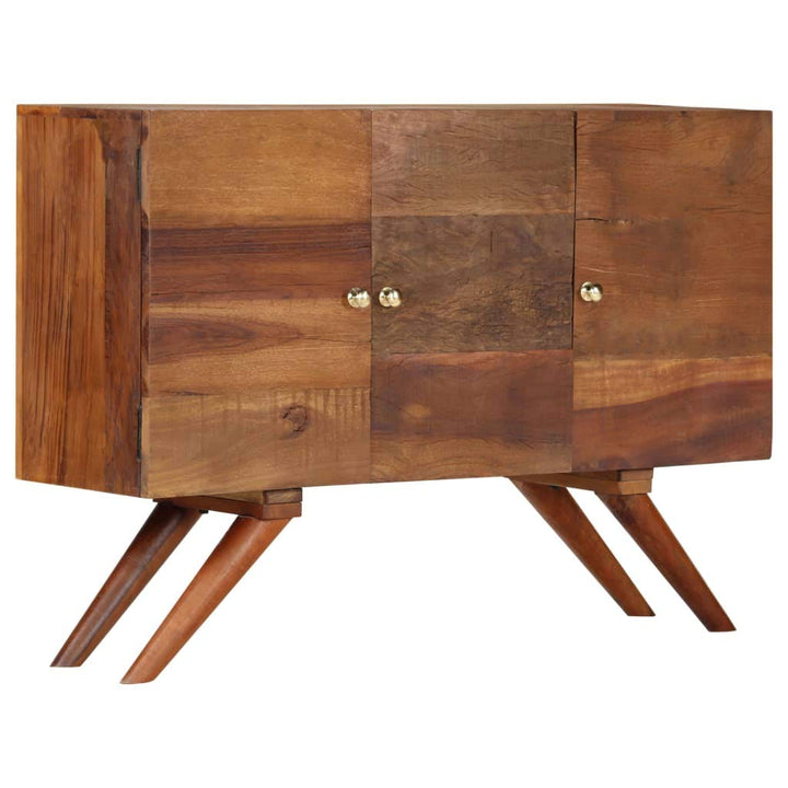 yorten Sideboard aus Recyceltes Massivholz Möbel Schränke Buffets Sideboards Braun 110 x 30 x 75 cm