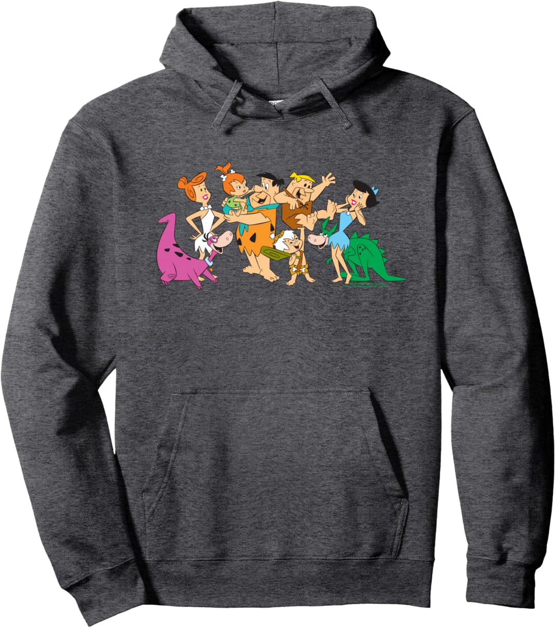 The Flintstones Fred Wilma Barney Group Photo Pullover Hoodie