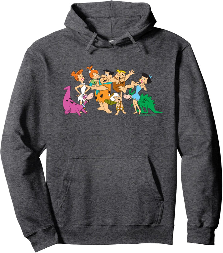 The Flintstones Fred Wilma Barney Group Photo Pullover Hoodie